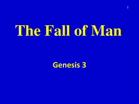 Ppt The Fall Of Man Powerpoint Presentation Free Download Id2063766