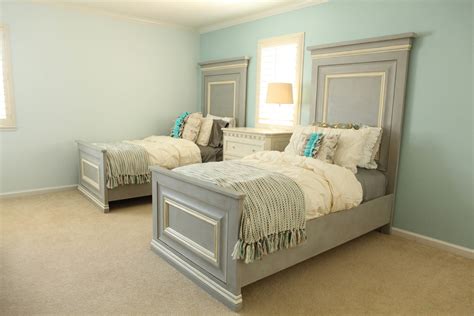 ana white twin panel bed diy projects