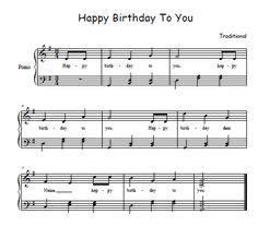 Choose from birthday sheet music for such popular songs as happy birthday to you!, happy birthday to you! free download piano sheet music happy birthday i pdf ...