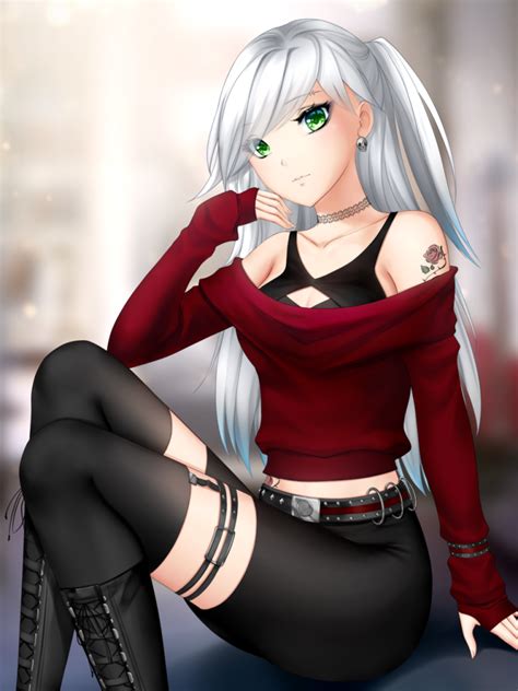 Anime Girls With White Hair High Quality Anime Girl Images Anime Girl