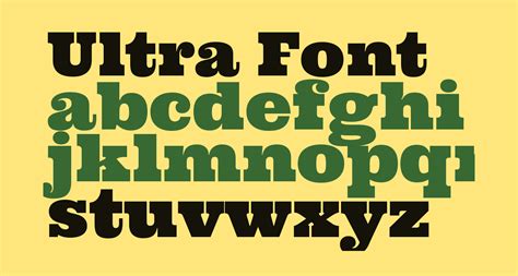 Ultra Free Font What Font Is