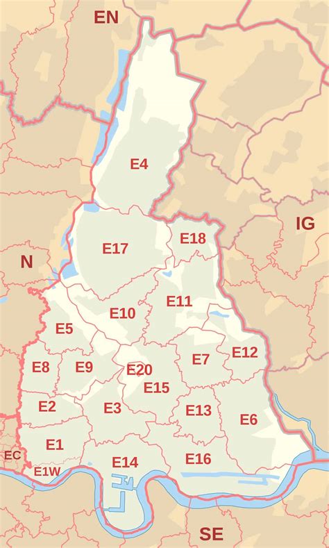 The London Zip Code Or Postcode Guide And Map 2023 University Vip