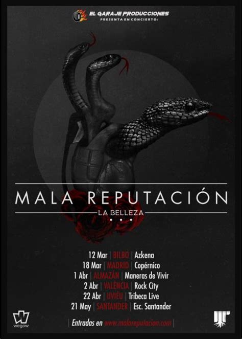 Concierto De Mala Reputación En Valencia Comprar Entradas