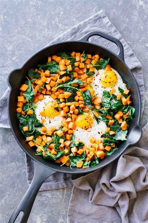 Maybe you would like to learn more about one of these? Skillet Sweet Potato & Kale Hash | Recipe | Food recipes ...