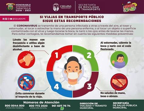 Información importante para nuestros clientes. Infografía: En el transporte con el Covid-19 - MediaSur