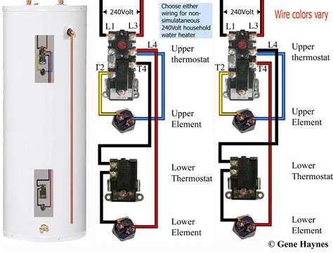 Residential 240v Water Heater Wiring Diagram