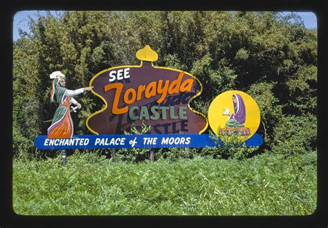 Zorayda Castle Billboard Route 1 Near St Augustine Florida