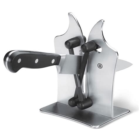 Your kitchen knives are essential tools that need to be kept honed and sharp. The European Smooth and Serrated Knife Sharpener | Knife ...