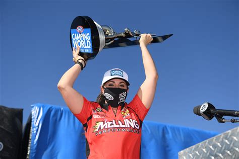 History For Ee Erica Enders Claims Her Fourth Nhra Pro Stock World Championship Drag