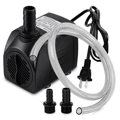 Gph Submersible Pump L H W Ultra Quiet Water Pump With Ft High Lift Fountain