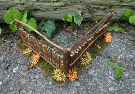 Fencing Fairy Garden Decorative Fences Set Of 2 Etsy Fairy Garden