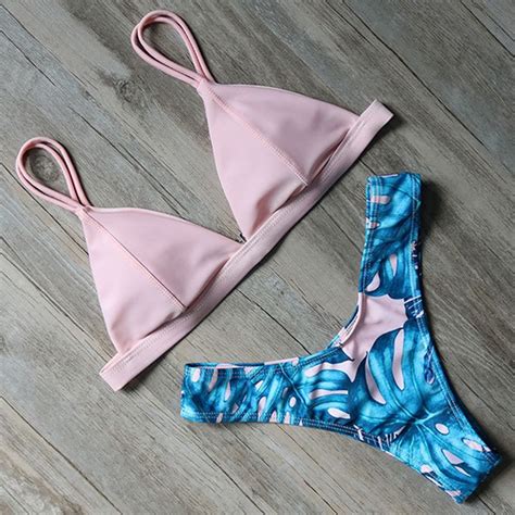 Blesskiss Sexy Thong Bikini Swimwear Women Swimsuit 2018 Mini Micro Brazilian Bikini Set Bathing