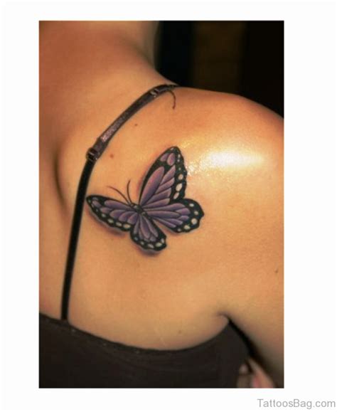 80 Dazzling Butterfly Tattoos On Shoulder