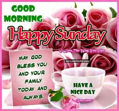 Happy sunday good morning love birds. Good Morning Happy Sunday Have A Nice Day Today Pictures ...