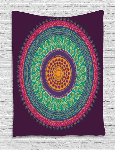 Their luxurious pieces have been popular for a while. Mandala Tapestry, Middle Eastern Culture Illustration with ...