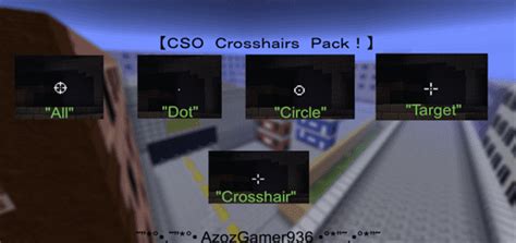 Cso Crosshairs Pack Mcpe Texture Packs