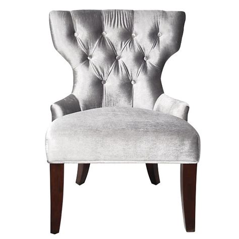 Silver Accent Chair 