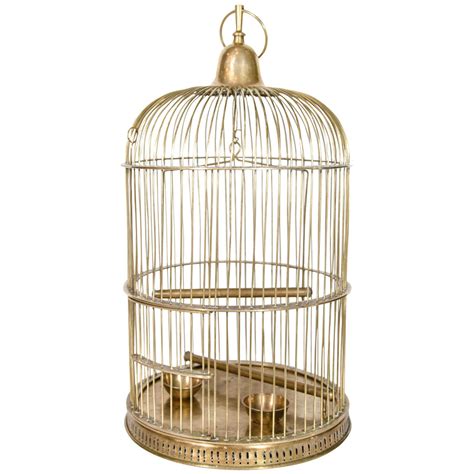 Exceptional Victorian Brass Bird Cage At 1stdibs
