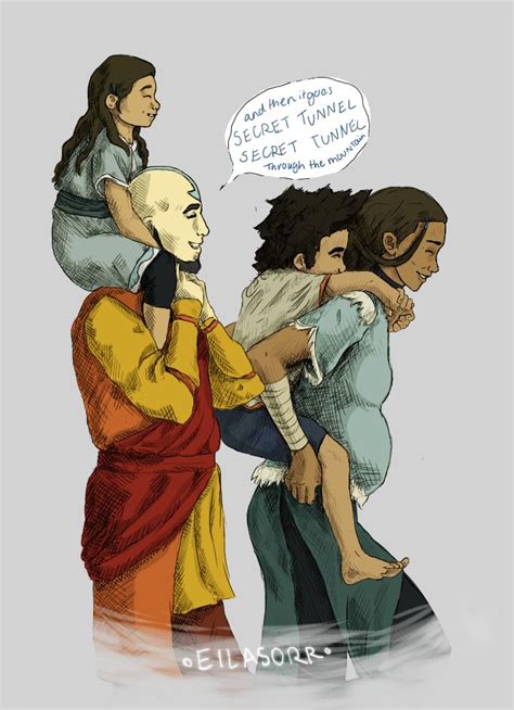 There was something odd about. Kataang Family by eilasorr on DeviantArt | Avatar ...