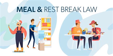 Laws vary regarding payment for lunch breaks. California Meal and Rest Break Laws - Drew Lewis, PC - Employment Lawyers in Menlo Park ...