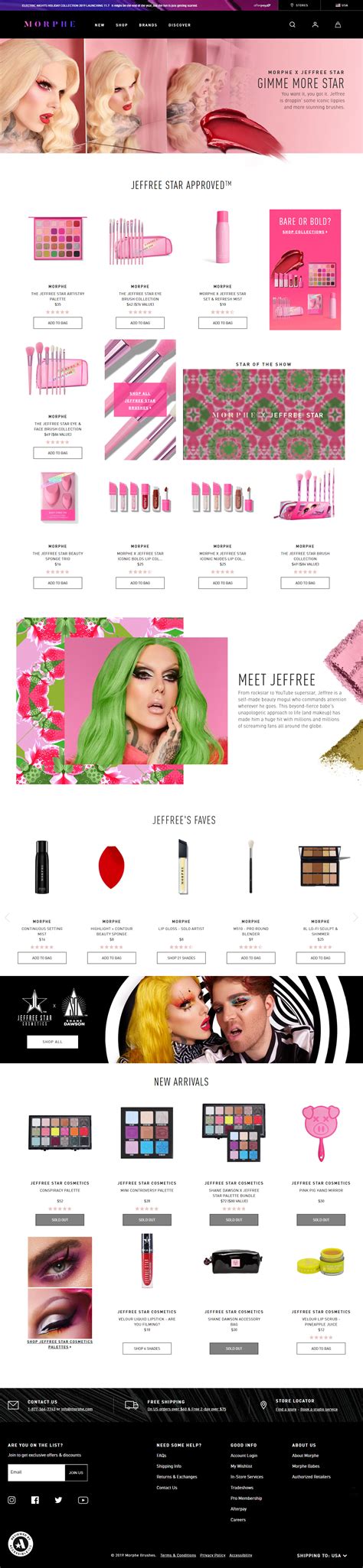 Morphe X Jeffree Star product recommendations on the web | Morphe, Jeffree star, Star brush