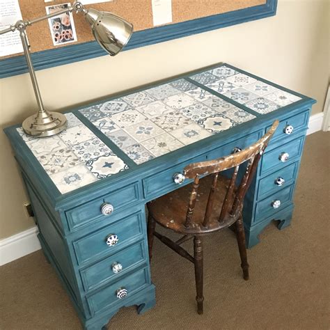 Upcycled desk in 2020 | Upcycle desk, Frenchic paint furniture, Old desks