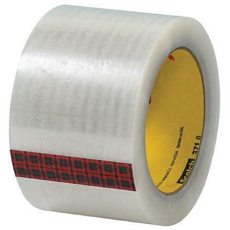 3m 371 72mm X 100m 19 Mil Carton Sealing Tape Clear