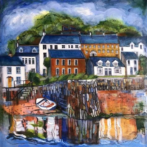Buy Strangford Harbour Northern Ireland Oil Painting By Christine
