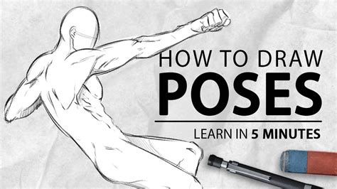 Learn To Draw Poses In 5 Minutes Beginner Tutorial Drawlikeasir