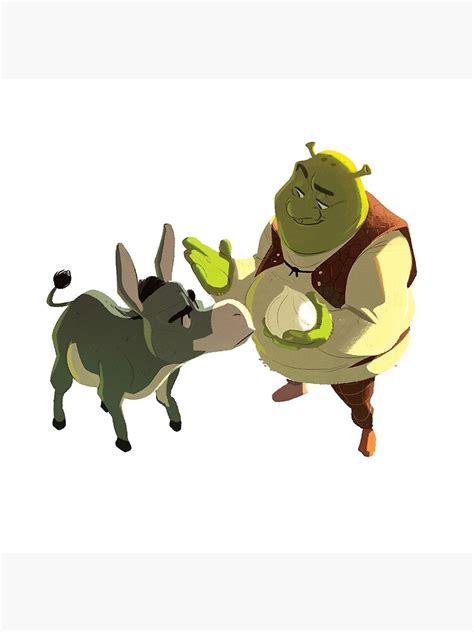Shrek And Donkey Poster For Sale By Morphey22 Redbubble