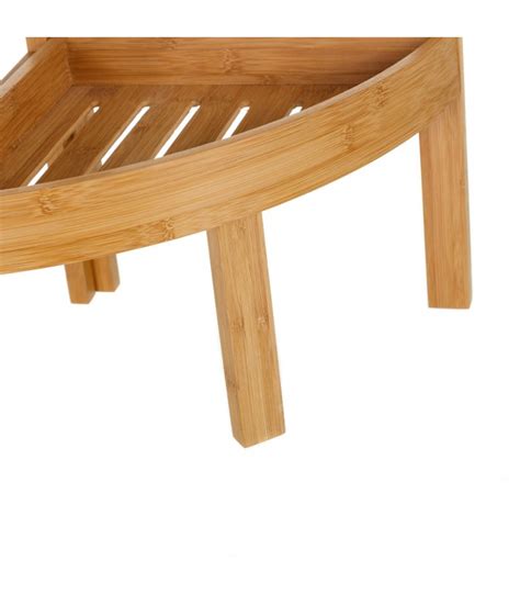 Ajouter au panier plateau nantua métal blanc goodhome. Étagère d'Angle pour WC ou Salle de Bain en Bambou