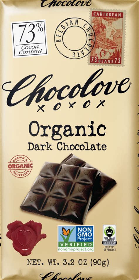 Dark Chocolate Fair Trade Organic Chocolove Premium Chocolate