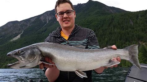 Fishing Big Bull Trout In Bc Canada