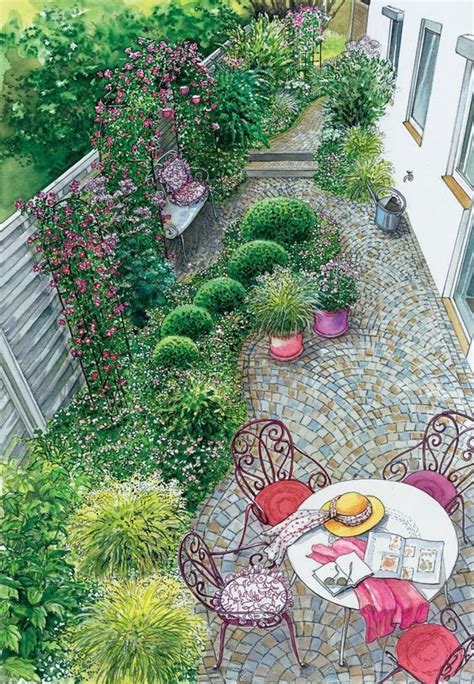 Weitere ideen zu garten, garten ideen, gartengestaltung. Gartenhof in neuem Look | Garten, Schmaler garten und ...