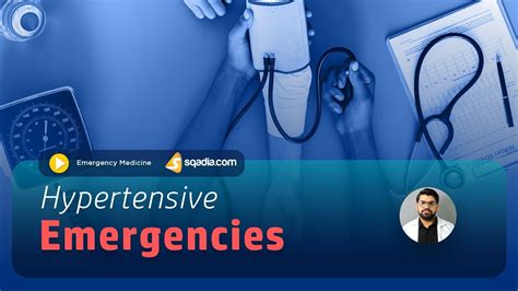 Hypertensive Emergencies Clinical Medicine Video Lecture V Learning