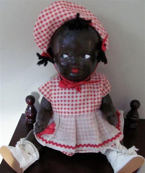 Old Pictures Of Black Dolls Vintage 10 Black Composition Topsy Doll