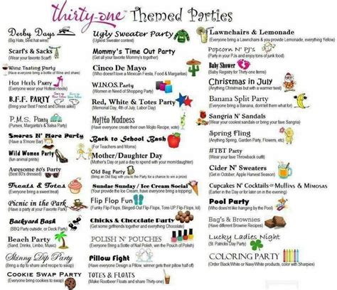 467 Best Thirty One Party Ideas Fun Images On Pinterest 31 Ts 31