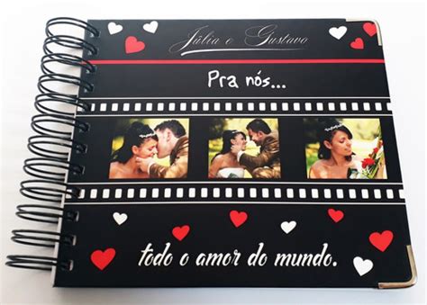 Album Scrapbook Namorado Casamento Personalizado Com Nome Mercadolivre