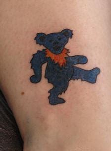 My tattoo i got on december 31st 2009. Grateful dead band bear tattoo - Tattooimages.biz