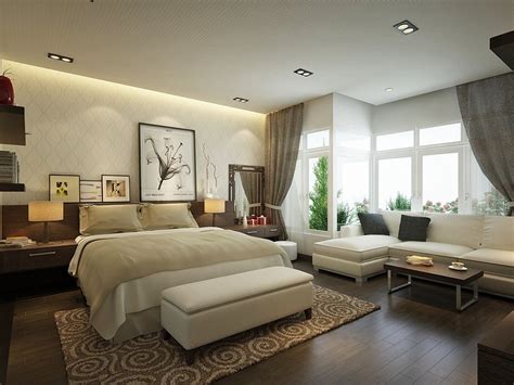 Master bedroom furniture arrangement to scale map with fireplace near the work desk. Interior Designs Filled with Texture