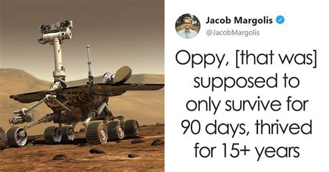 The image shows the robotic. After 15 Years Of Service, NASA's Mars Rover Opportunity ...