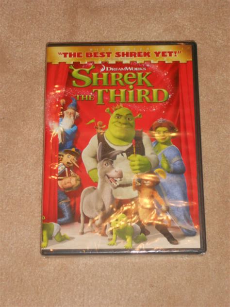 Shrek The Third Dvd 2007 Widescreen Version For Sale Online Ebay