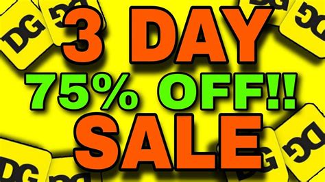 🔥🥳STARTS TODAY!!! DOLLAR GENERAL 3 DAY SALE YOU DON'T WANNA MISS! - YouTube