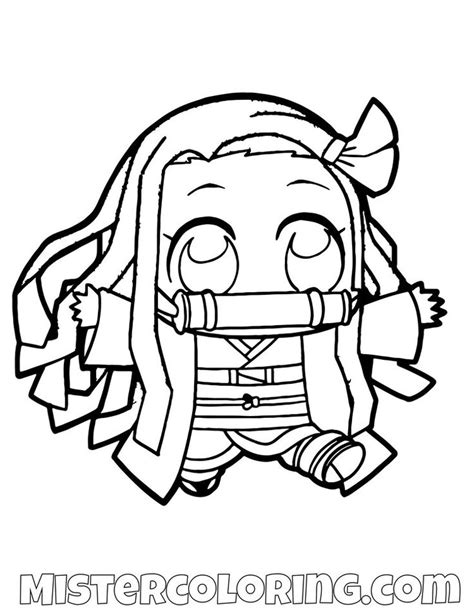 This is rina and today i'll be giving you several tips to draw chibis. Demon Slayer Coloring Pages For Kids — Mister Coloring in ...