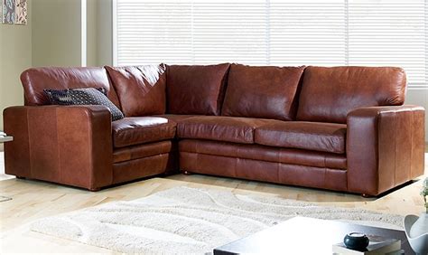 Free shipping cash on delivery best offers. 15 Collection of Small Brown Leather Corner Sofas