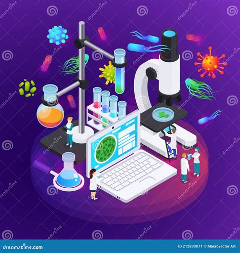 Microbiology Lab Isometric Flowchart Royalty Free Vec - vrogue.co