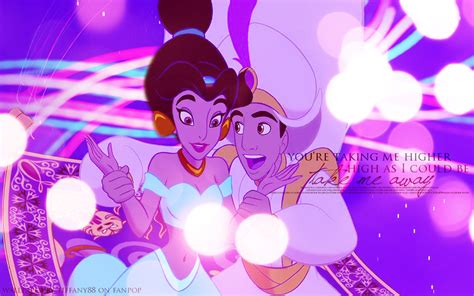 Aladdin And Jasmine Disney Princess Couples Wallpaper 32476349 Fanpop