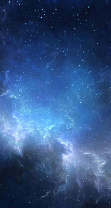 Download Blue Galaxy Iphone Wallpaper