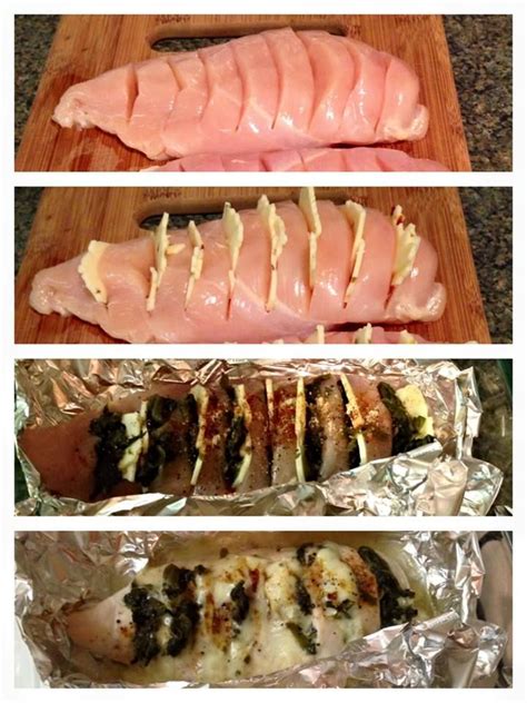 This cooking time is correct for a 350 degree oven. Preheat oven to 350 degrees. Season and slice chicken 6-8 times. Do not slice all the way ...