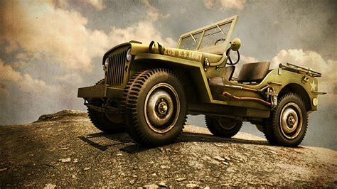 Hd Wallpaper Military Willys Jeep Army Mode Of Transportation Land